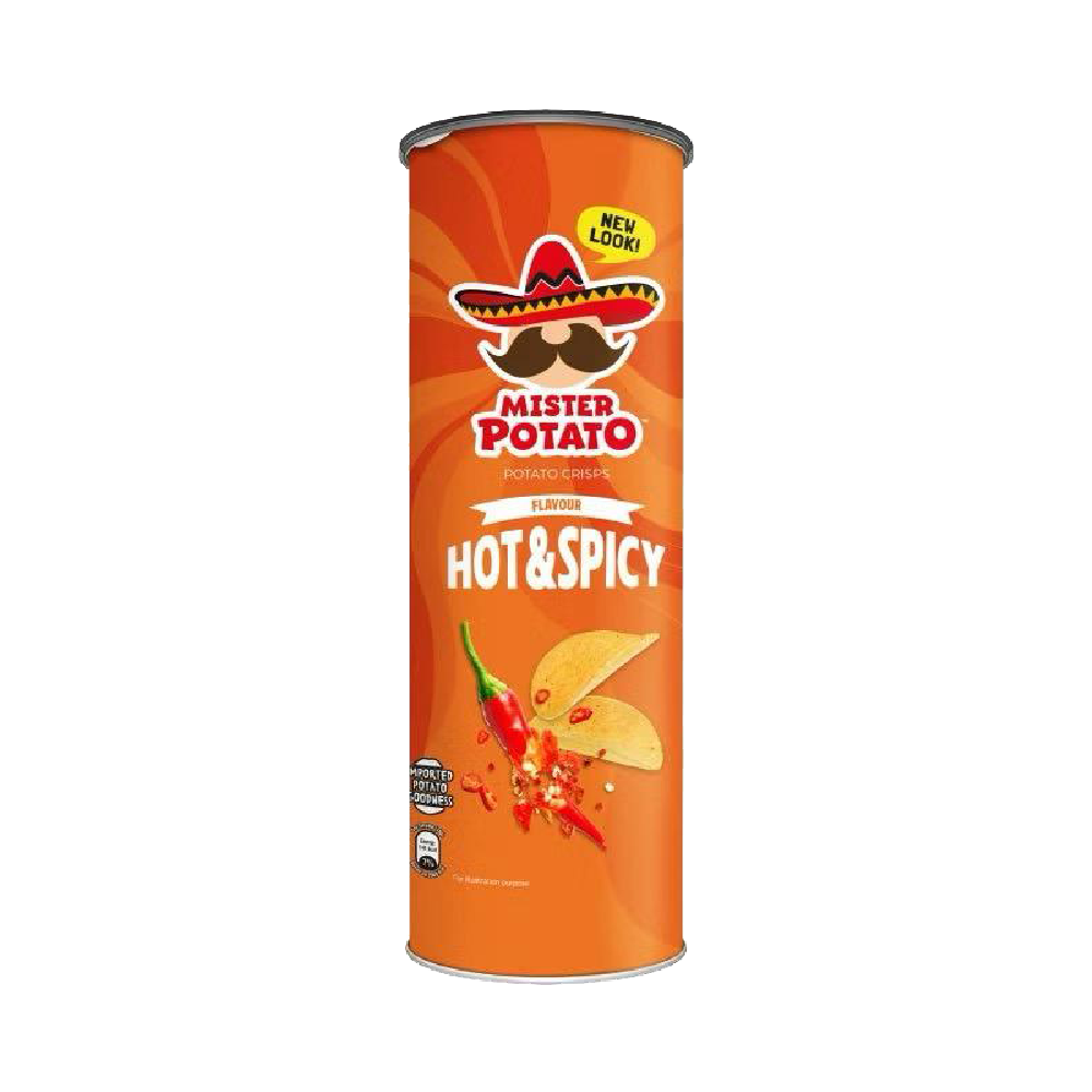 MISTER POTATO CHIPS HOT & SPICY 100 GM