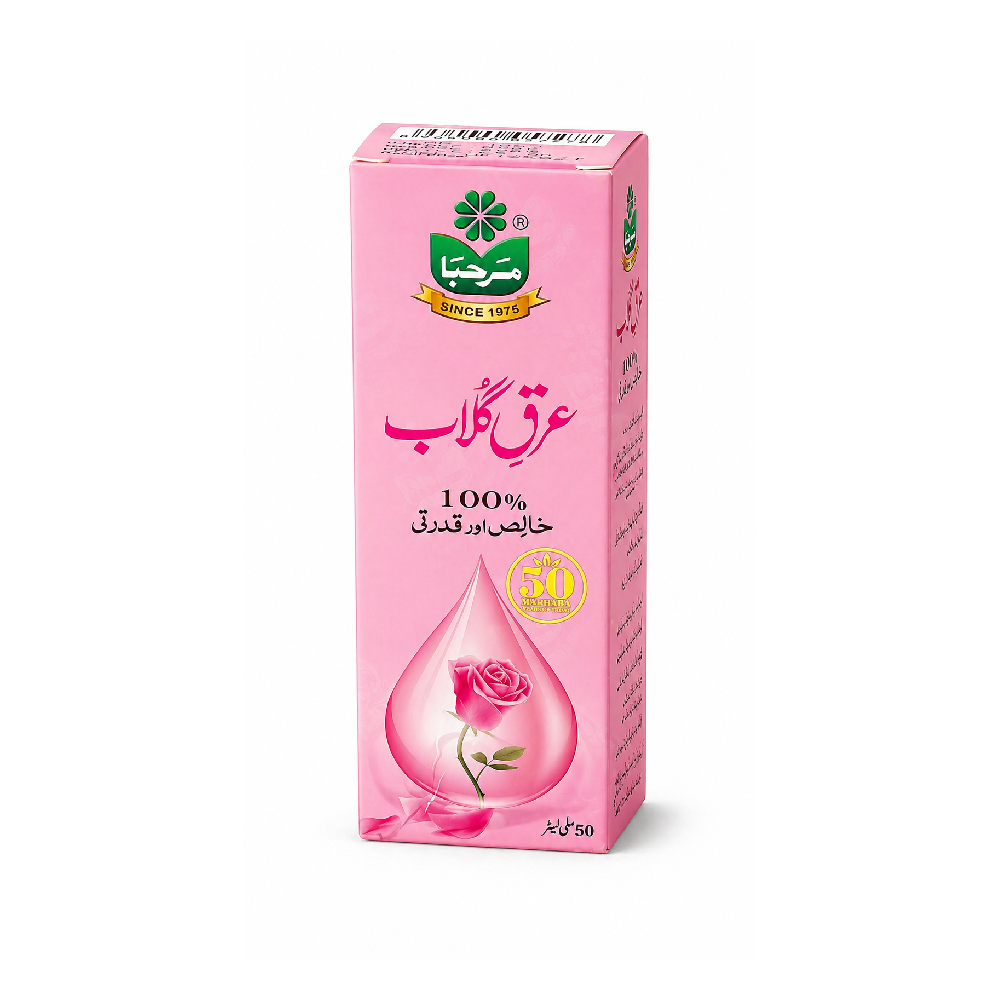 MARHABA ARQ-E-GULAB ROSE WATER 50 ML