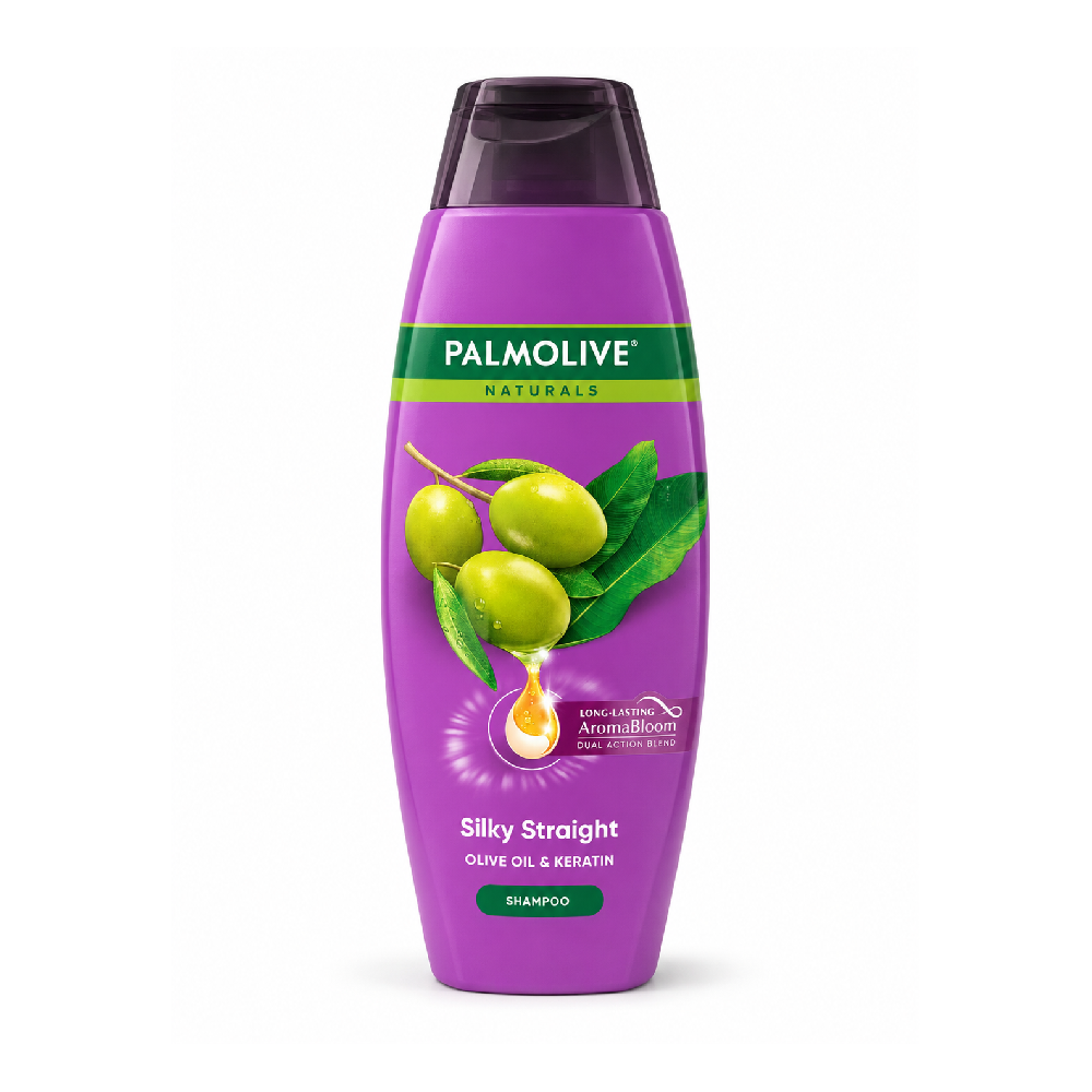 PALMOLIVE SHAMPOO SILKY STRAIGHT KERATIN 375 ML