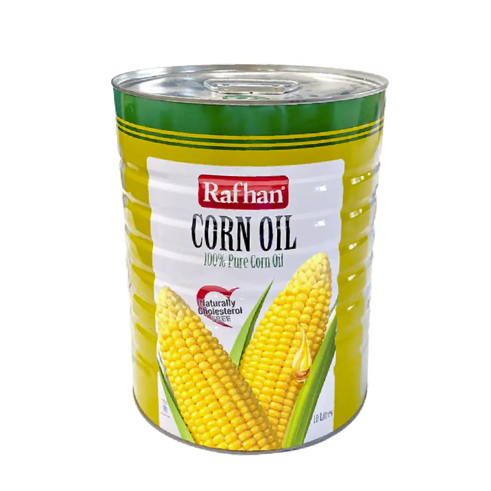 RAFHAN CORN OIL TIN 10 LTR BASIC
