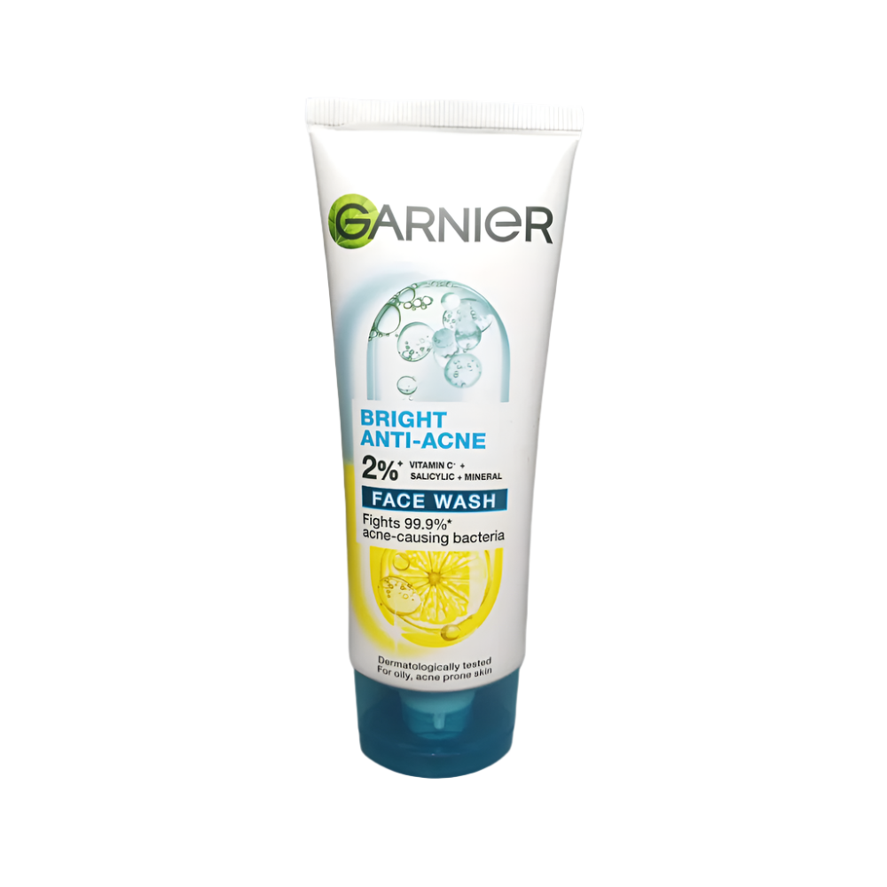 GARNIER BRIGHT COMPLETE ANTO-ACNE CLEANSING FOAM 100ML