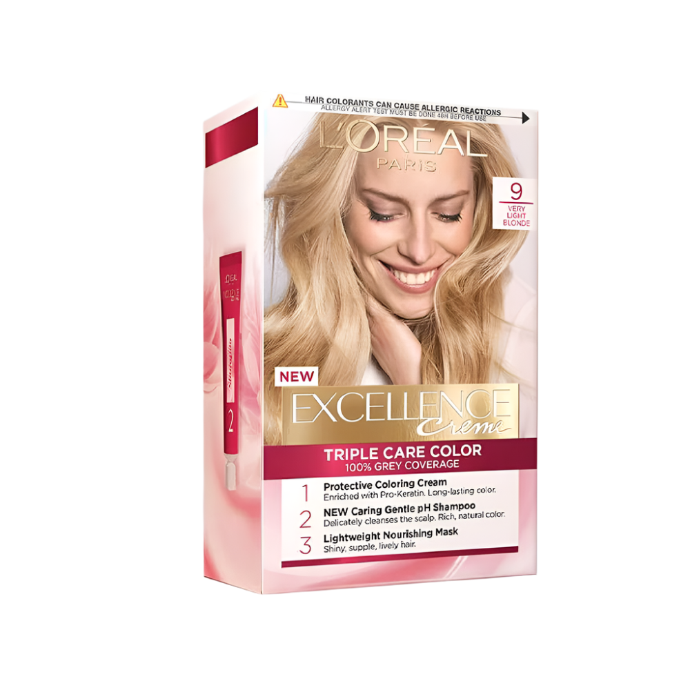 LOREAL EXCELLENCE CREME VERY LIGHT BLONDE 9 PC