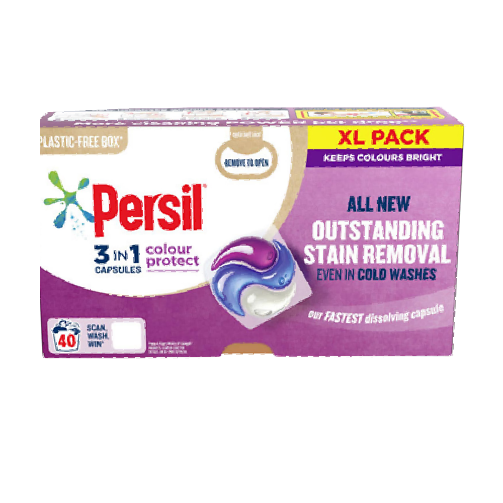 PERSIL WASHING PODS 3IN1 COLOUR PROTECT CAPSULES 40 S