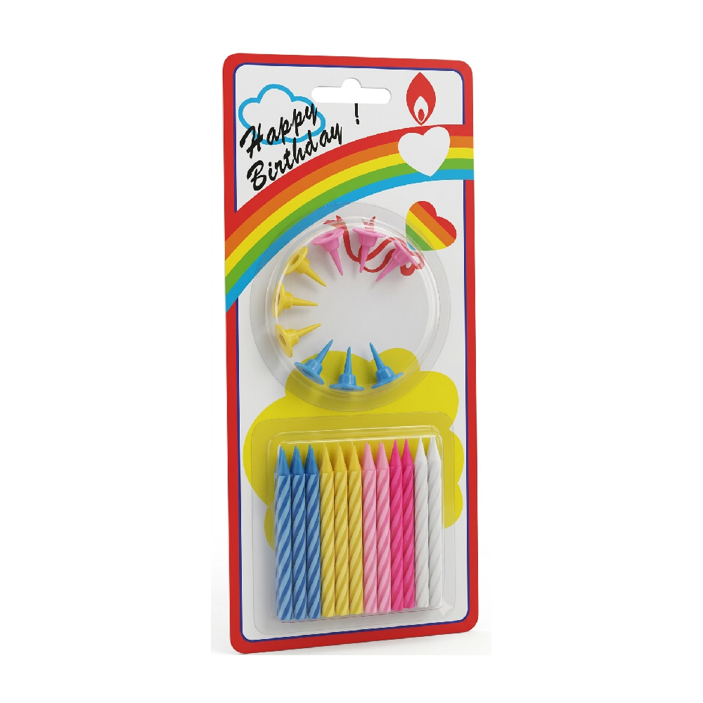 CLASSY BIRTHDAY CANDLE SPECIAL PARTY 4 Piece