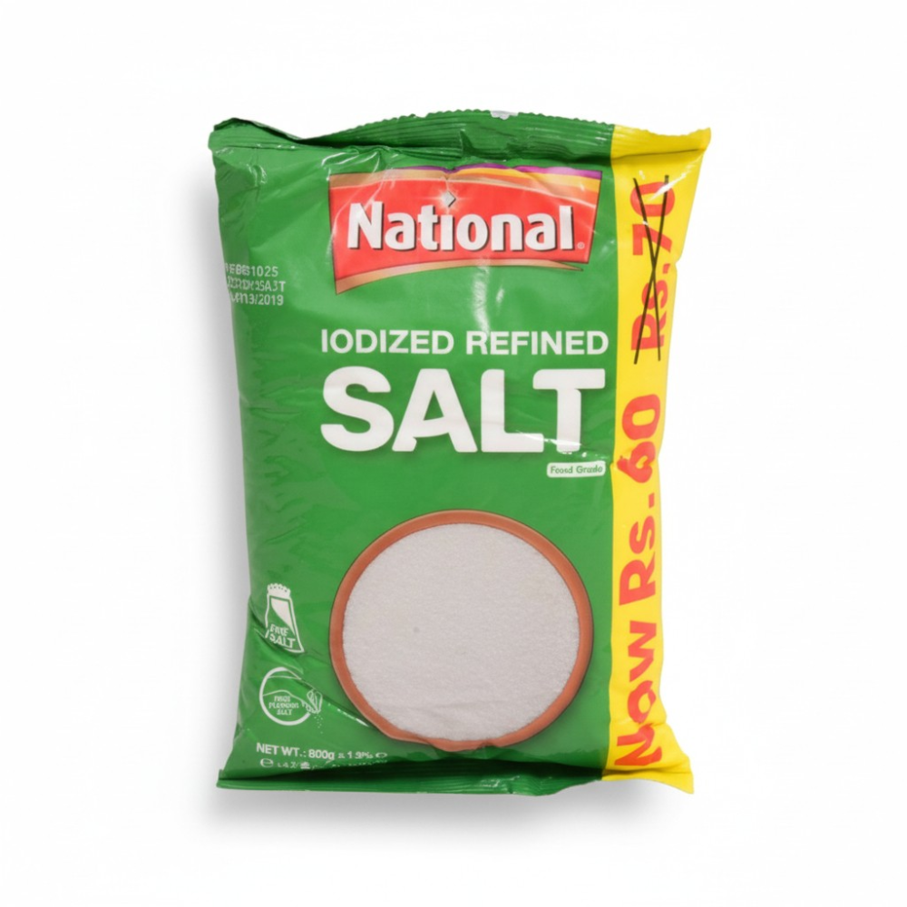 NATIONAL SALTIODIZED CP 800 GM