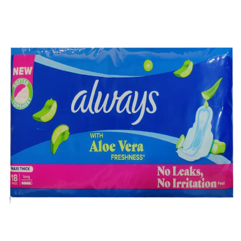 Always Pads Maxi Thick Long Value Pack 18pcs