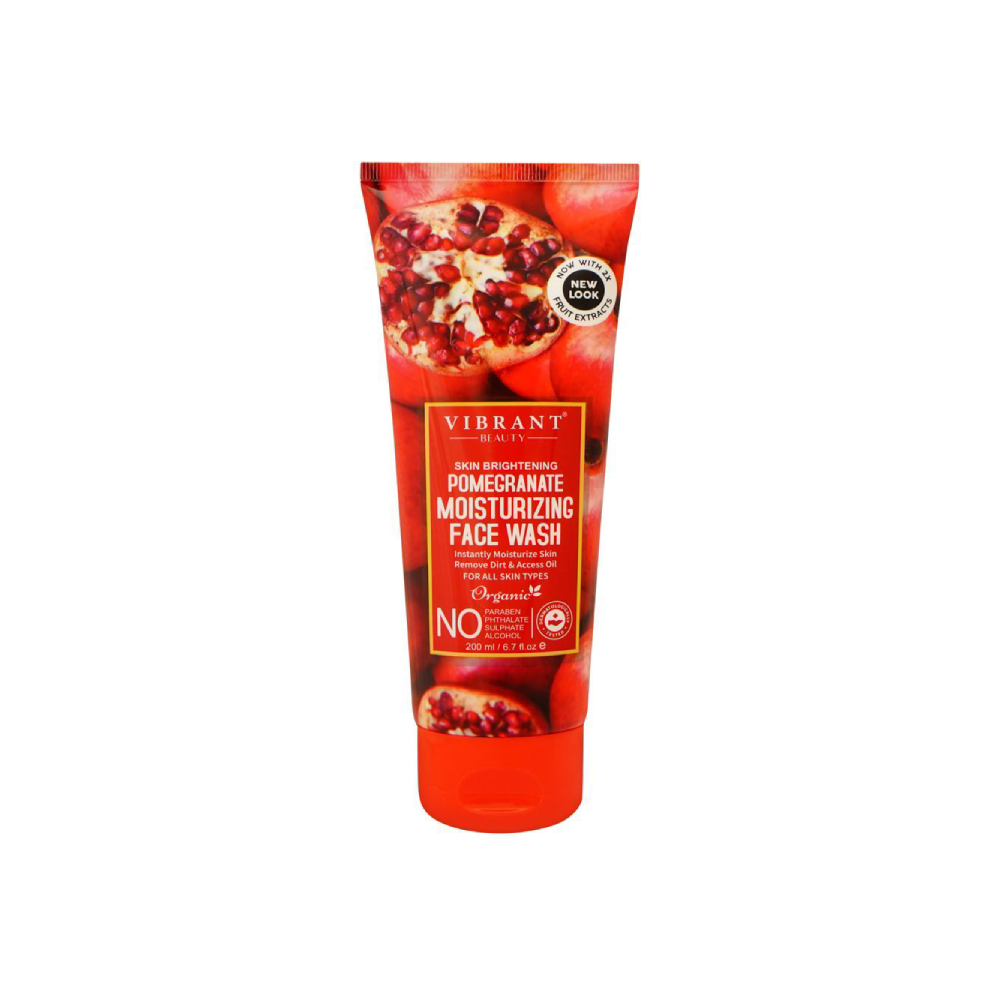VIBRANT BEAUTY POMEGRANATE MOISTURIZING FACE WASH 200 ML