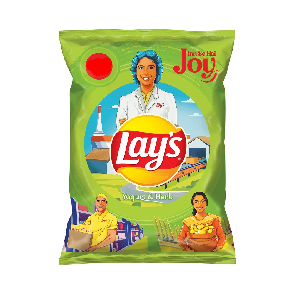 LAYS YOGURT & HERB CHIPS 21 GM