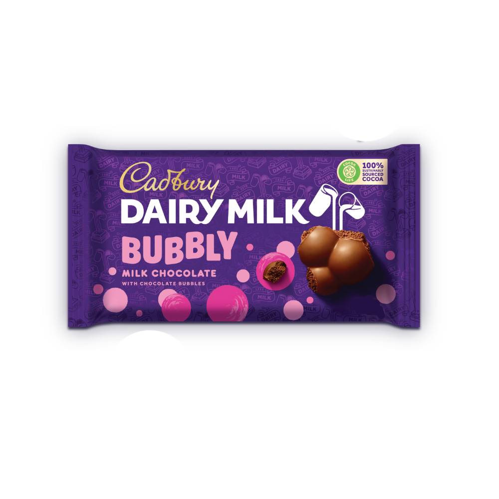 CADBURY DAIRY MILK CHOCOLATE BUBBLY 40 GM