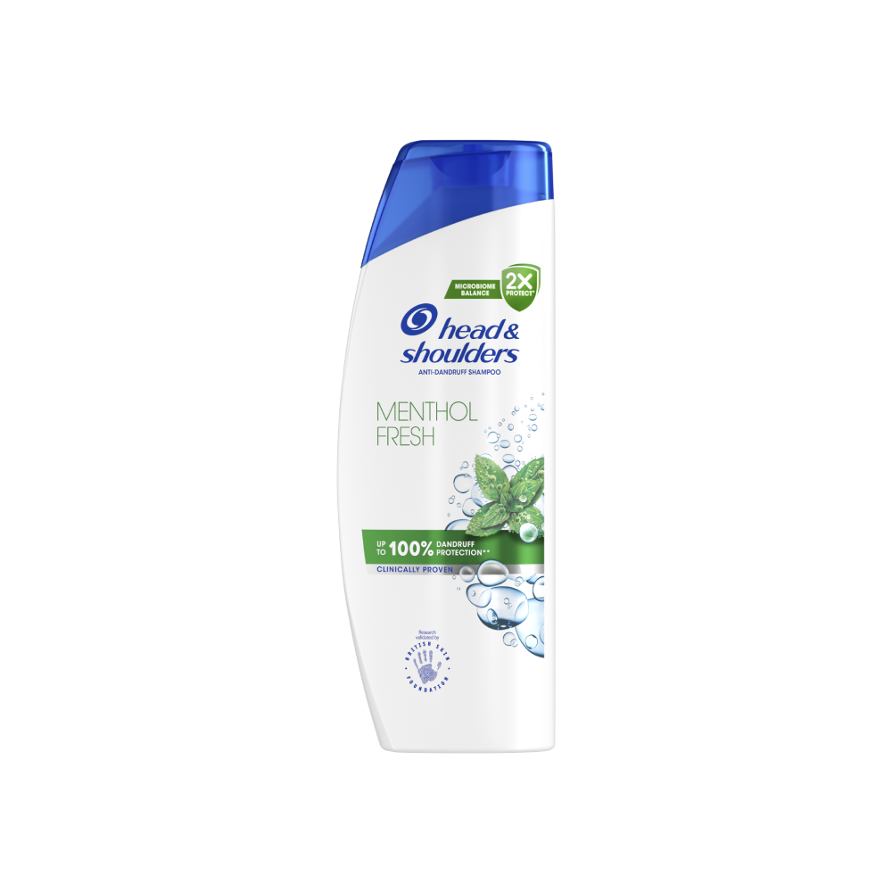 HEAD & SHOULDERS SHAMPOO MENTHOL REFRESH 400 ML