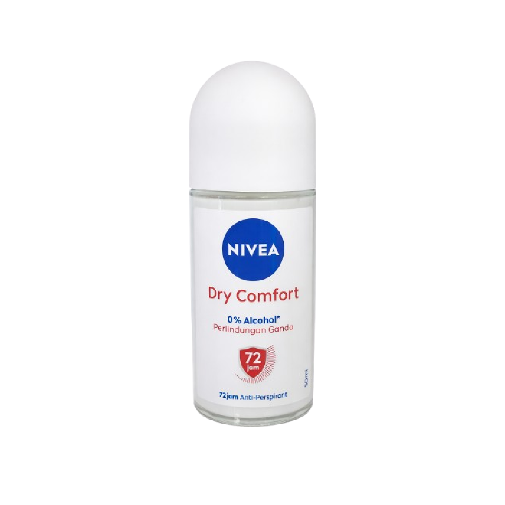 NIVEA ROLL ON DRY COMFORT PERLINDUNGAN GANDA 72H 50 ML