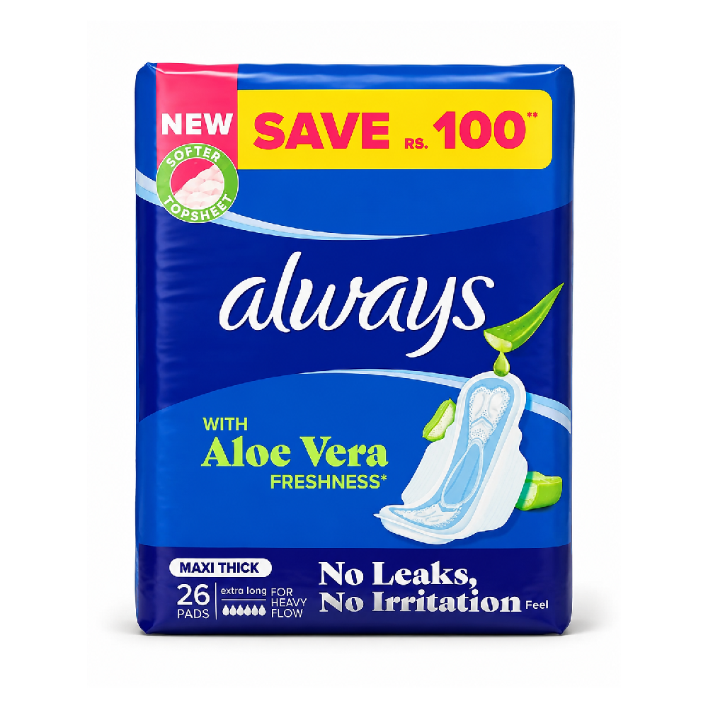 ALWAYS MAXI THICK EXTRA LONG 26PADS