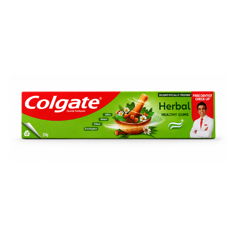 COLGATE TOOTH PASTE HERBAL 200 GM