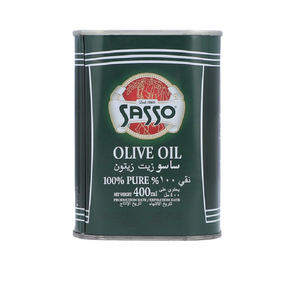 SASSO OLIVE OIL TIN 400 ML