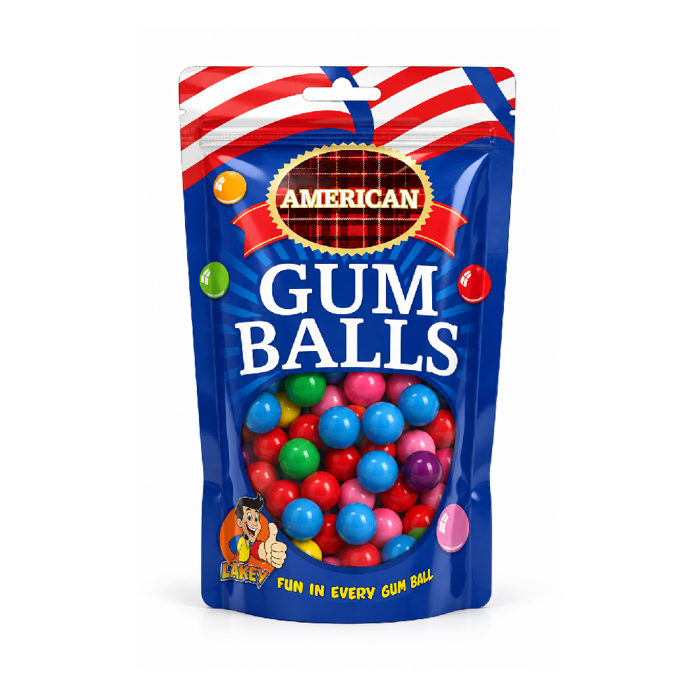 AMERICAN GUM BALLS JAR 100 GM
