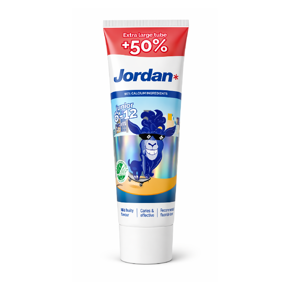 JORDAN JUNIOR 6-12 YEARS TOOTH PASTE 75ML
