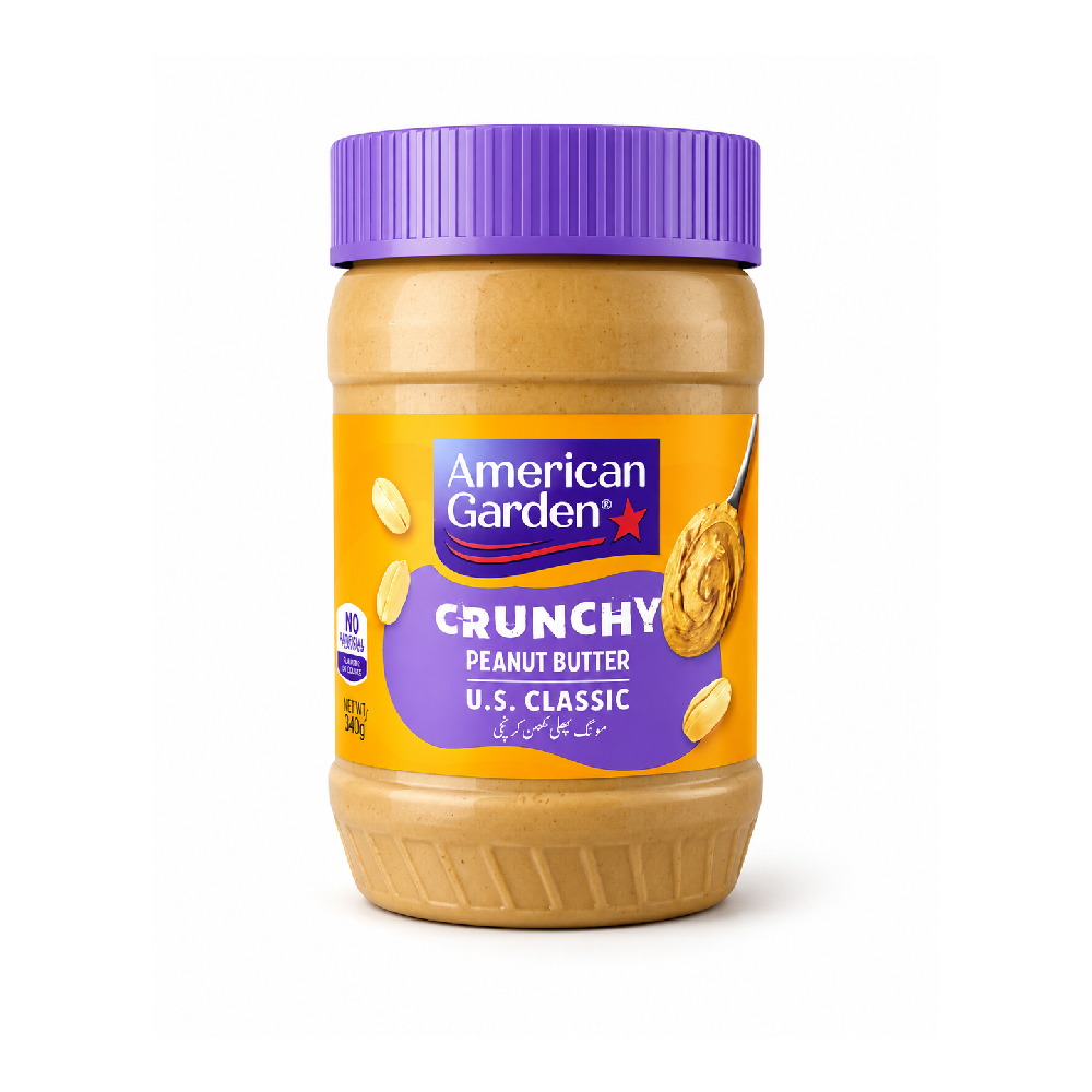 AMERICAN GARDEN PEANUT BUTTER CHUNKY 454 GM