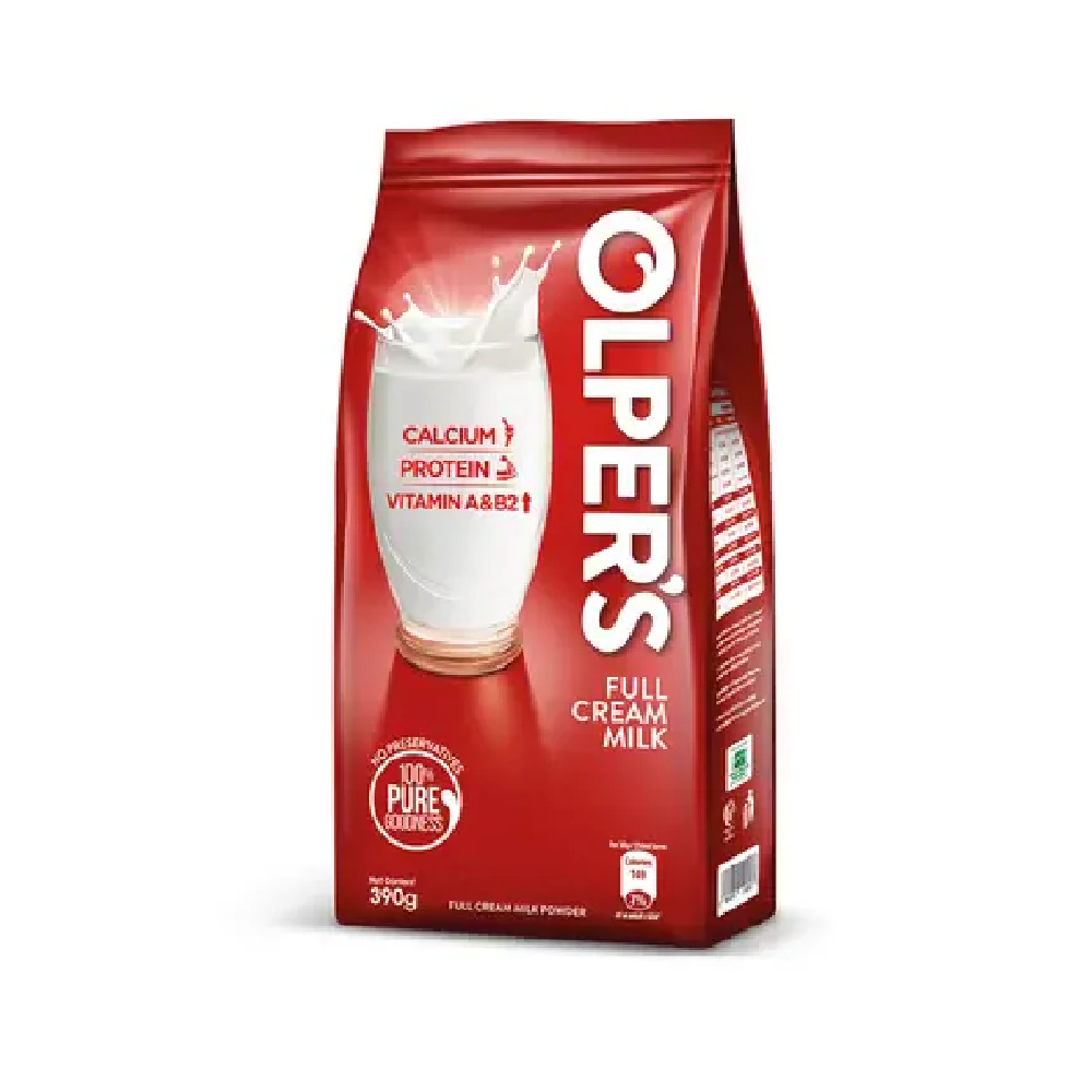 OLPERS FULL CREAM MILK POWDER POUCH 390 GM