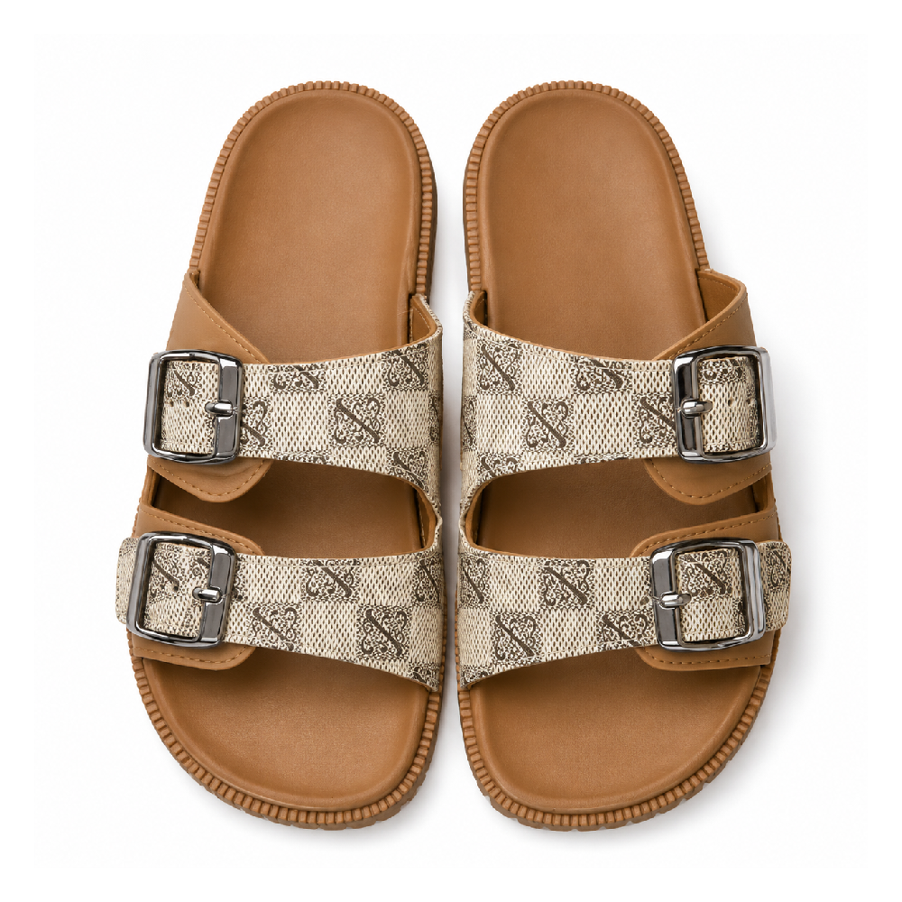 LADIES SLIPPER  BROWN SIZE 38-39 V512-58 36-41 IR-26 PVC