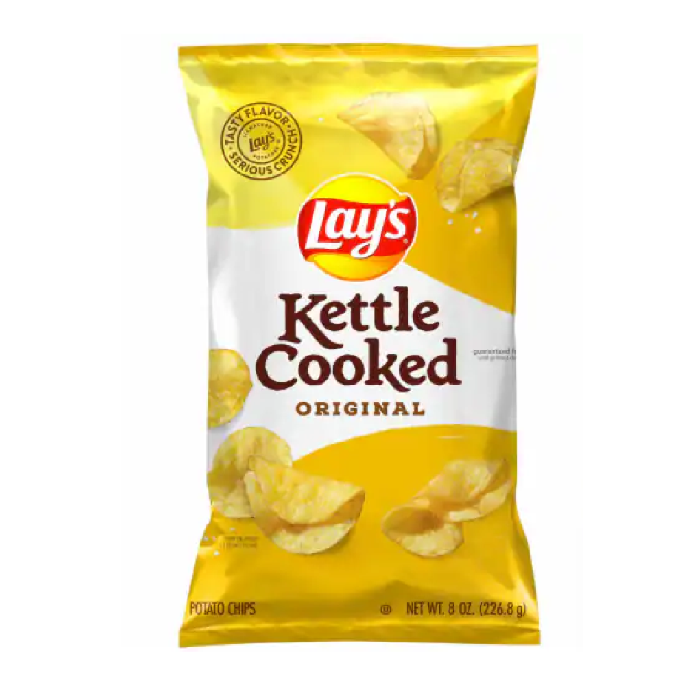 LAYS KETTLE COOKED CHIPS ORIGINAL 184.2 GM