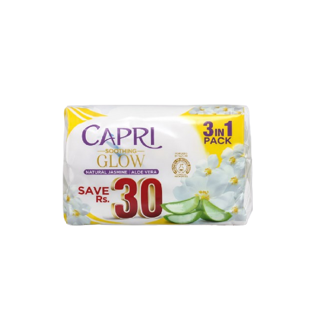 CAPRI SOAP MOISTURISING ALOE NATURE EXTRACT 3PACK 120X3 GM