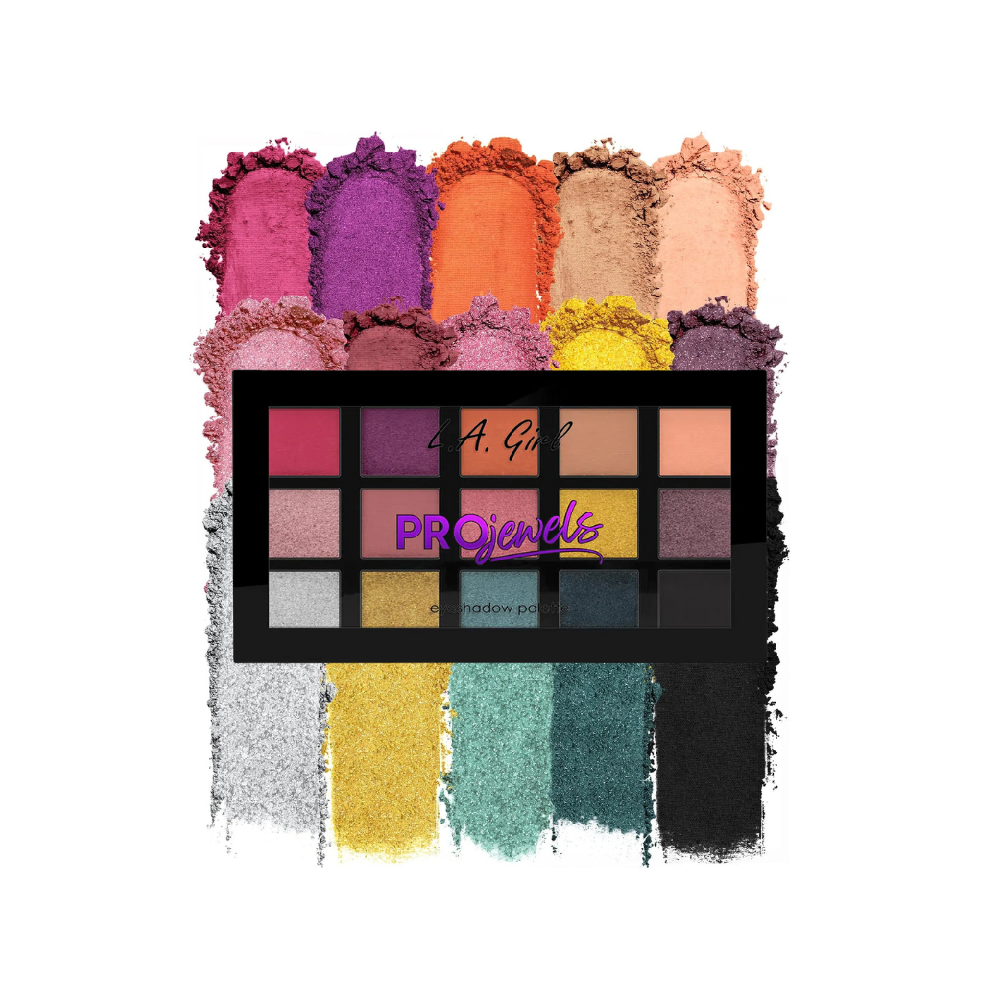 LA GIRL- PRO JEWELS 15-COLOR EYESHADOW PALETTE
