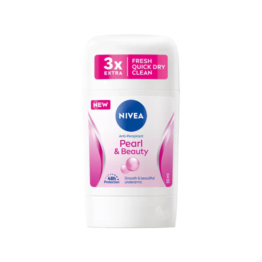 NIVEA DEODORANT ROLL ON STICK PEARL & BEAUTY 50ML