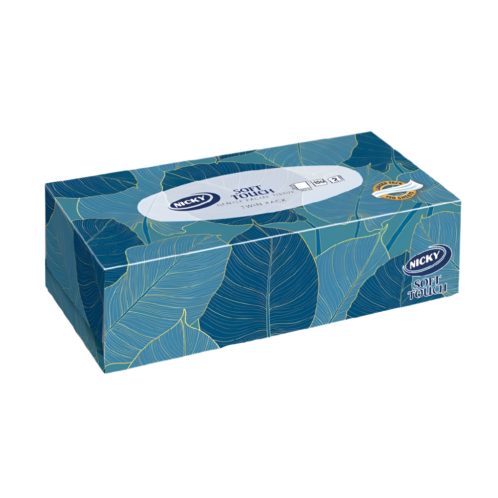 NICKY SOFT TOUCH TISSUE BOX 150S