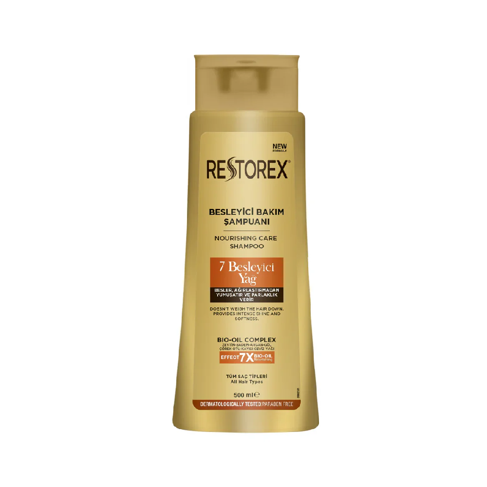 RESTOREX 7 NOURISHING OILS AHT SHAMPOO 500ML