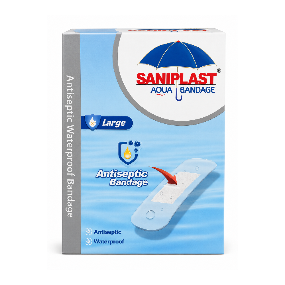 SANIPLAST AQUA BANDAGE LARGE 20S