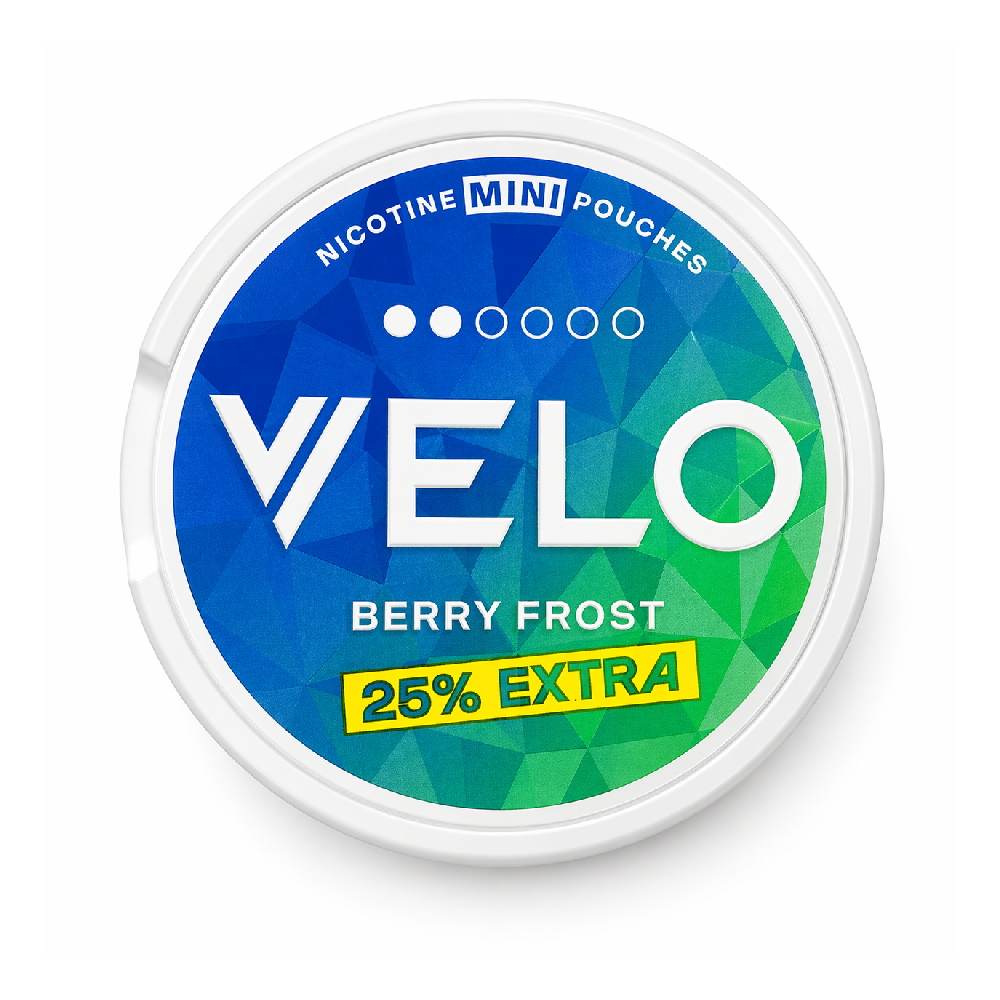 VELO BERRY FROST NICOTINE GUM 6MG