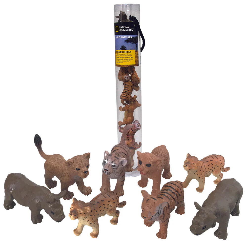 D6314 10 PCS METAMORPHOIS ANIMALS IN TUBE