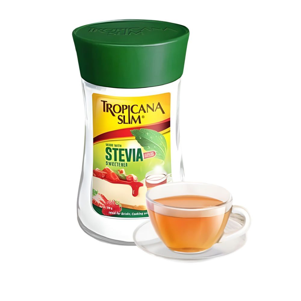 TROPICANA SLIM STEVIA SWEETENER BOTTLE 210 GM