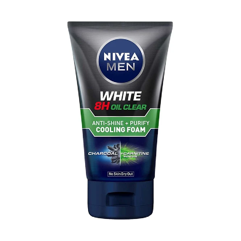 NIVEA MEN WHITENING OIL CONTROL MUD FACIAL FOAM 100 ML