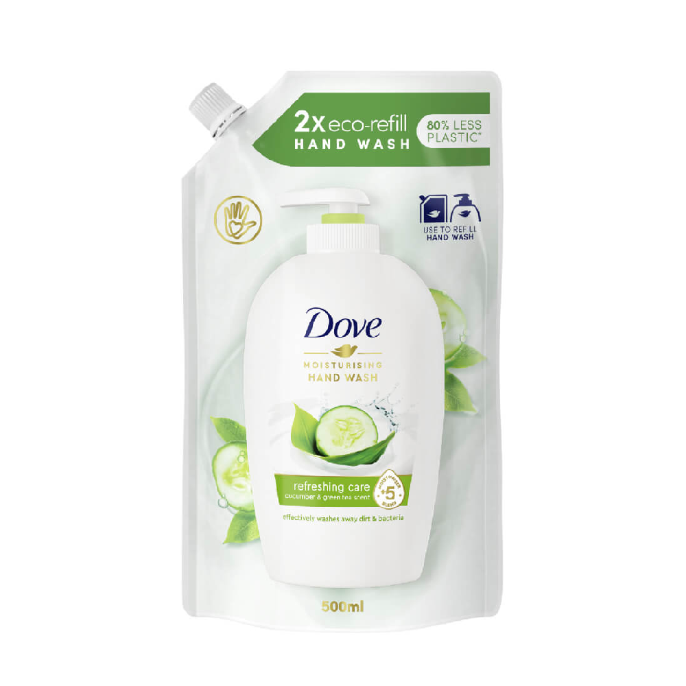 DOVE CARING HAND WASH CUCUMBER GREEN TEA 500 ML