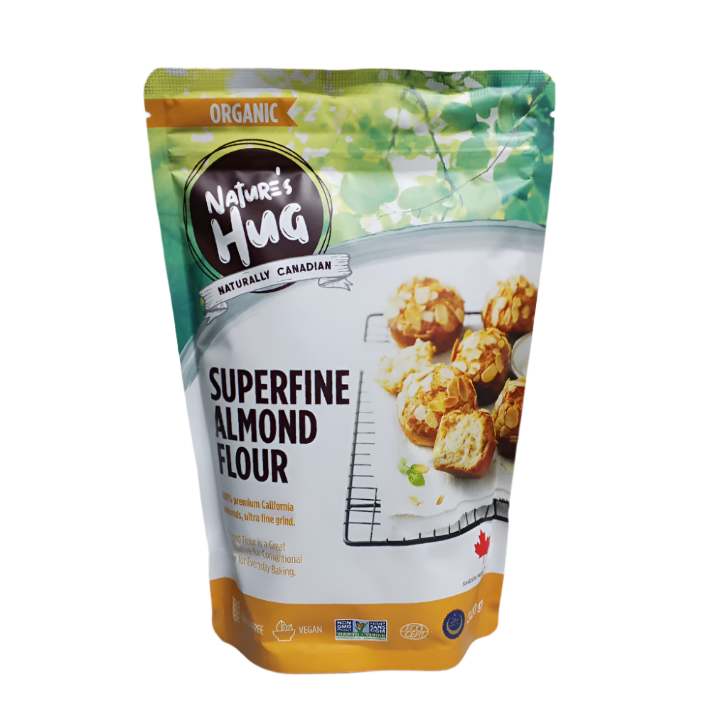 N HUG SUPERFINE ALMOND FLOUR ORGANIC 350 GM