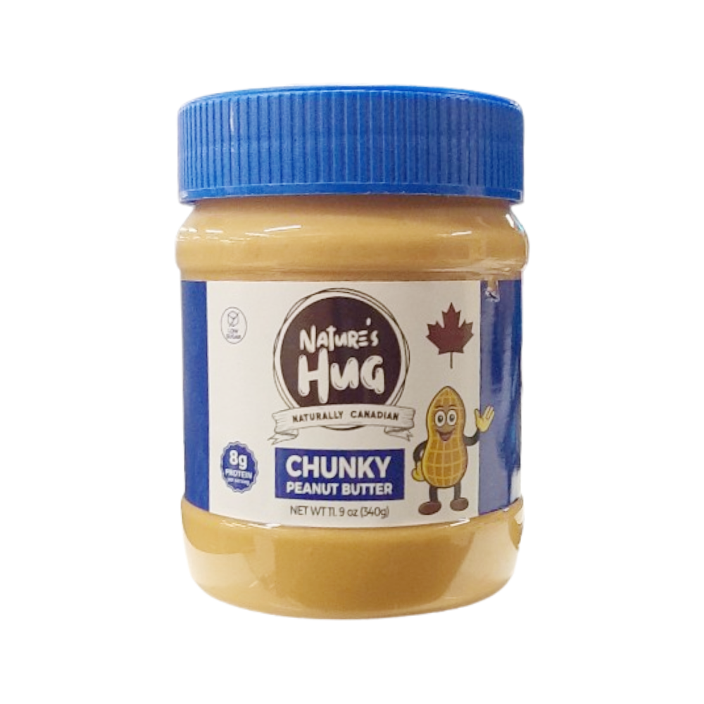 N HUG CHUNKY PEANUT BUTTER 340G