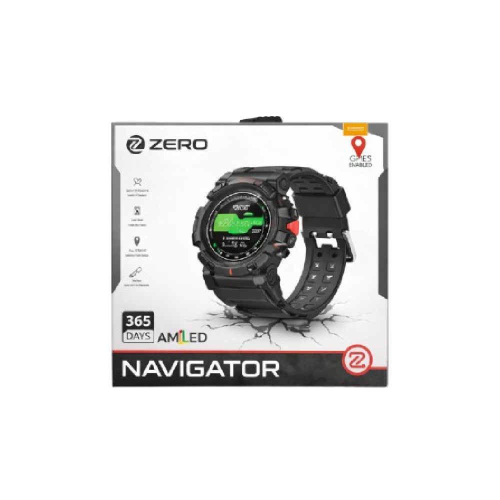 ZERO WATCH NAVIGATOR BLACK RED