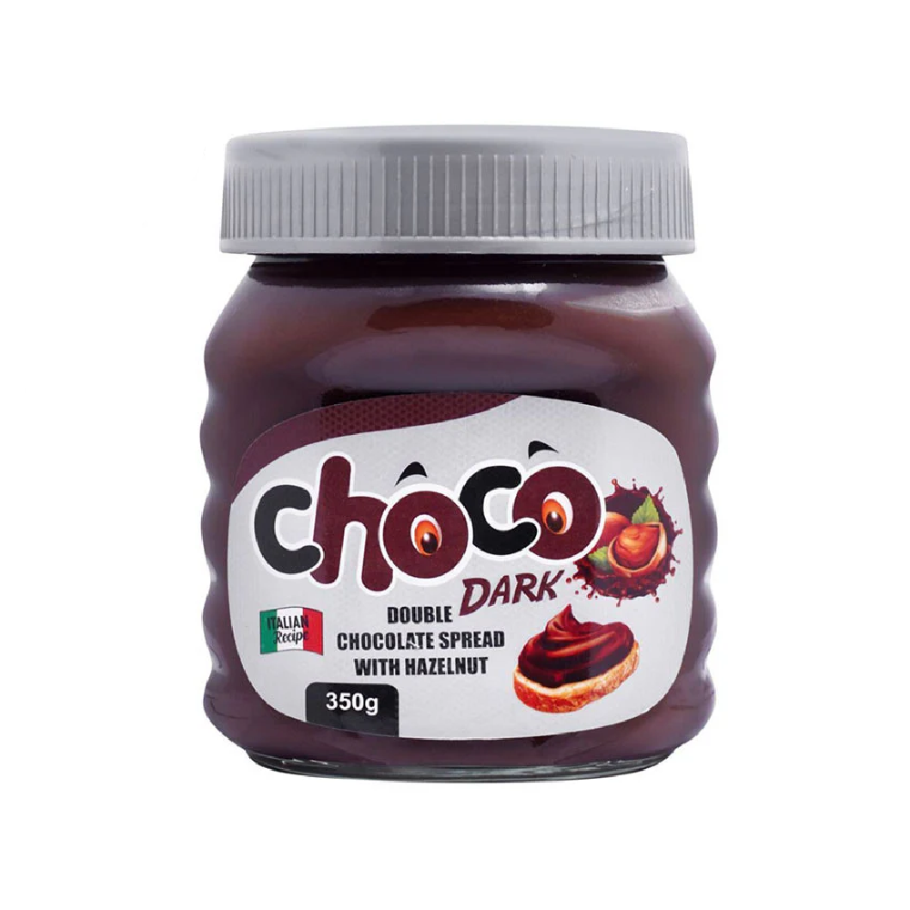 CHOCO DOUBLE CHOCOLATE SPREAD WITH HAZELNUT 350 GM