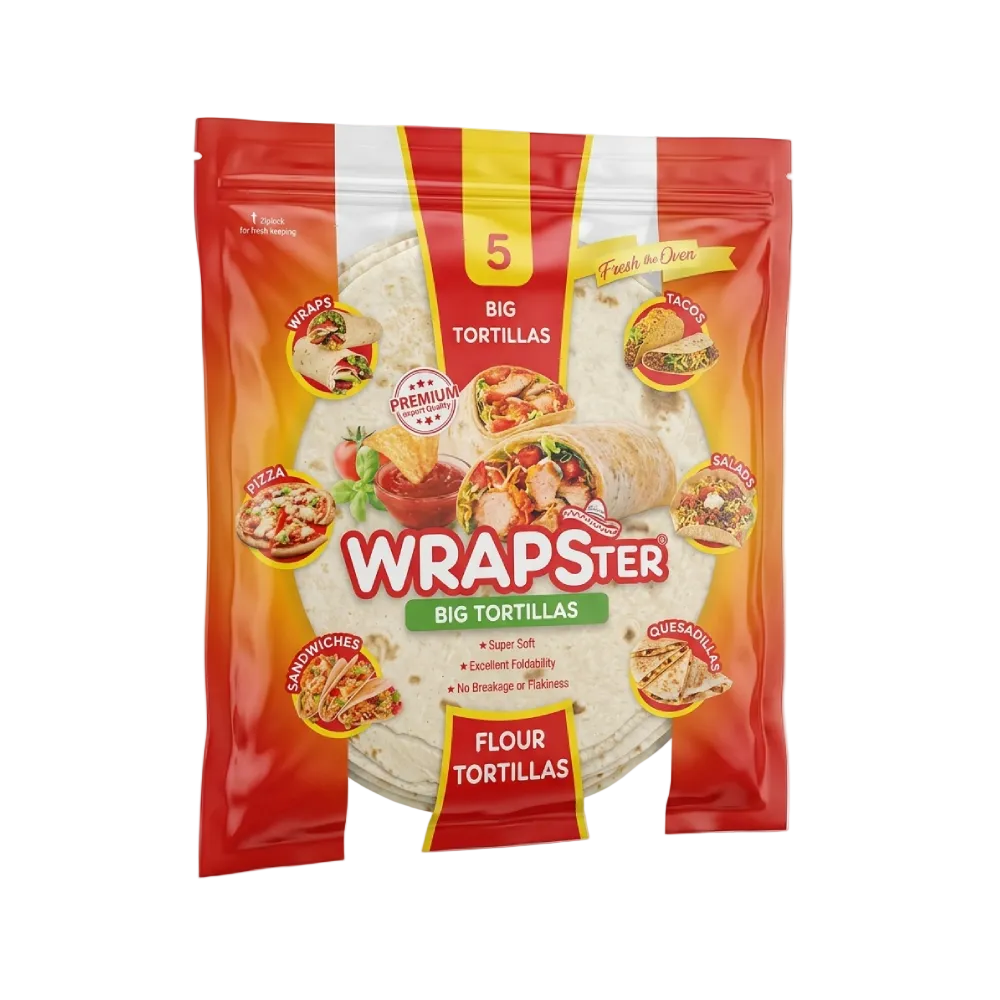 WRAPSTER FLOUR TORTILLAS BIG