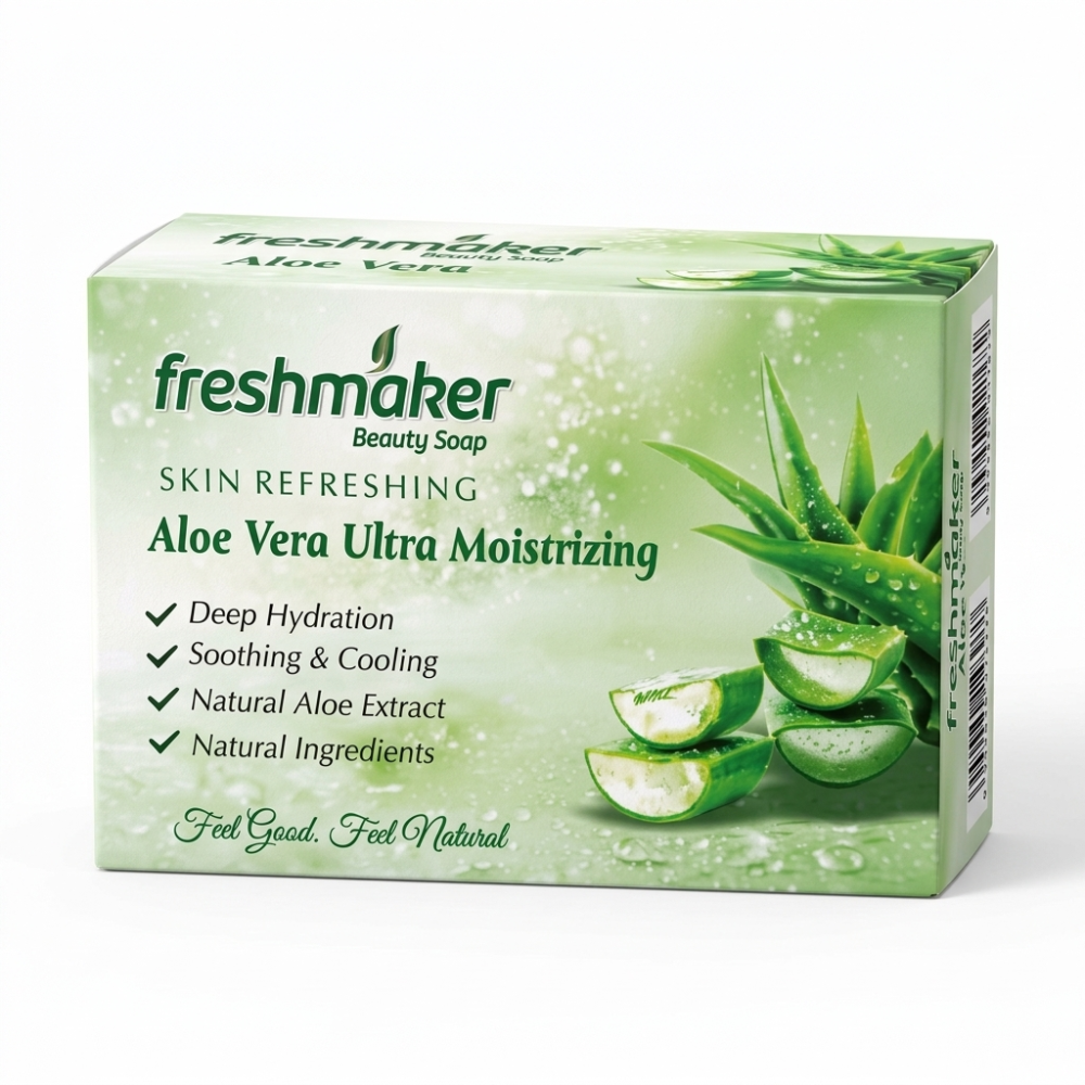 FRESHMAKER BEAUTY ALOE VERA SOAP 125 GM