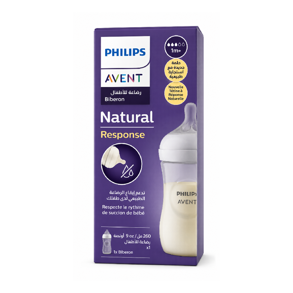 PHILIPS AVENT FEEDING BOTTLE 260 ML 1M+ SCY903/01