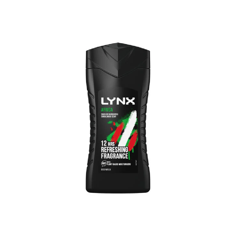 LYNX BODY WASH AFRICA 12 HRS REFRESHING FRAGRANCE 225 ML
