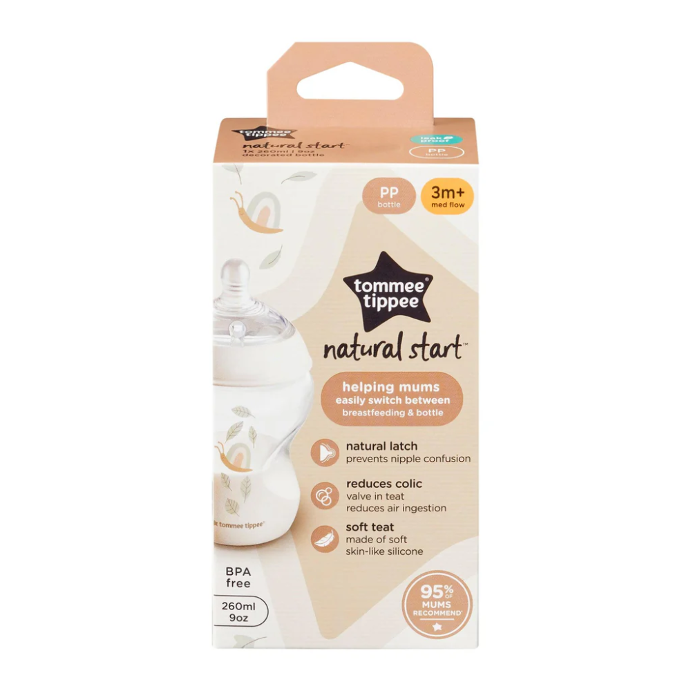 TOMMEE TIPPEE NATURAL START TINTED PP BOTTLE 260 ML