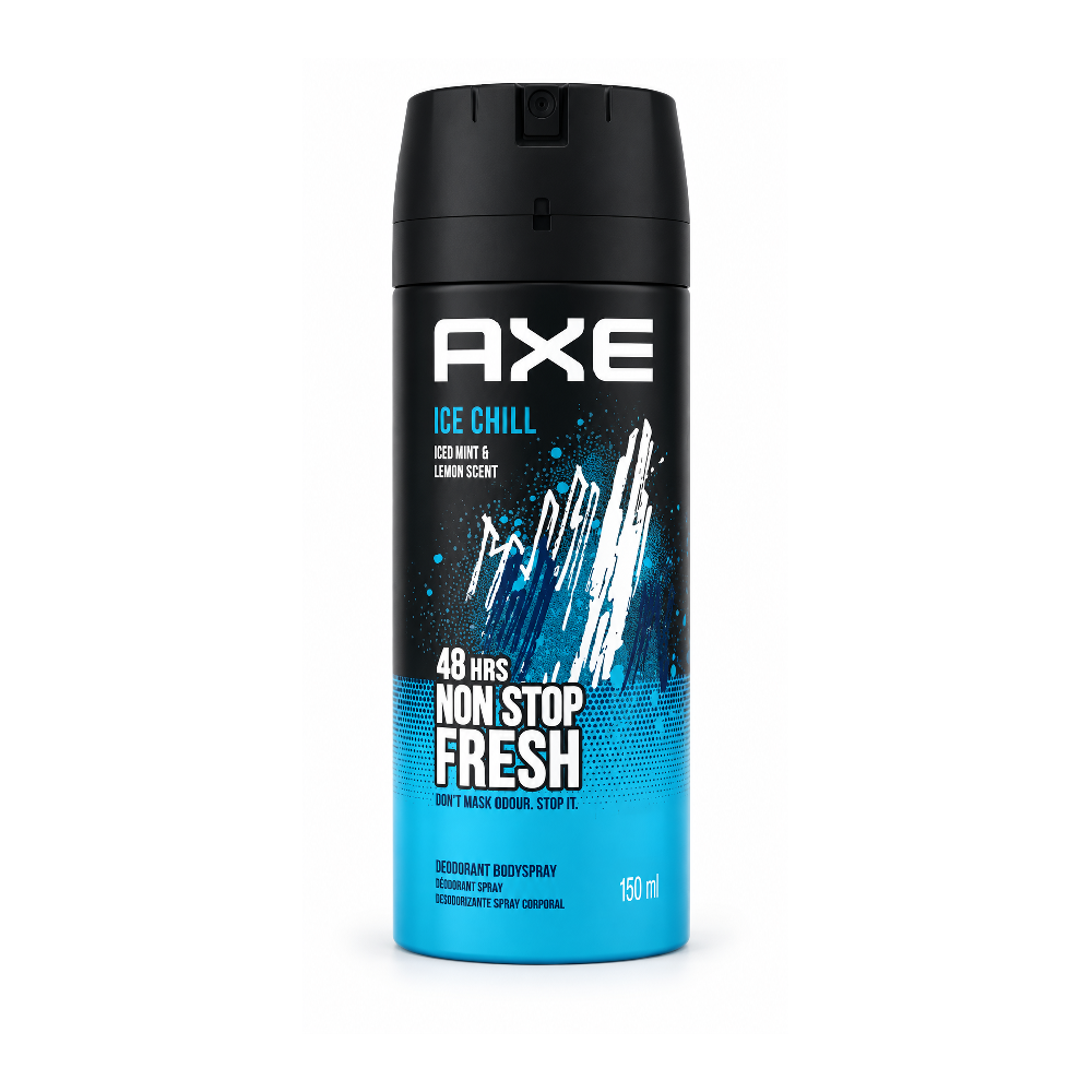 AXE DEODORANT ICE CHILL ICED MINT & LEMON SCENT 150 ML