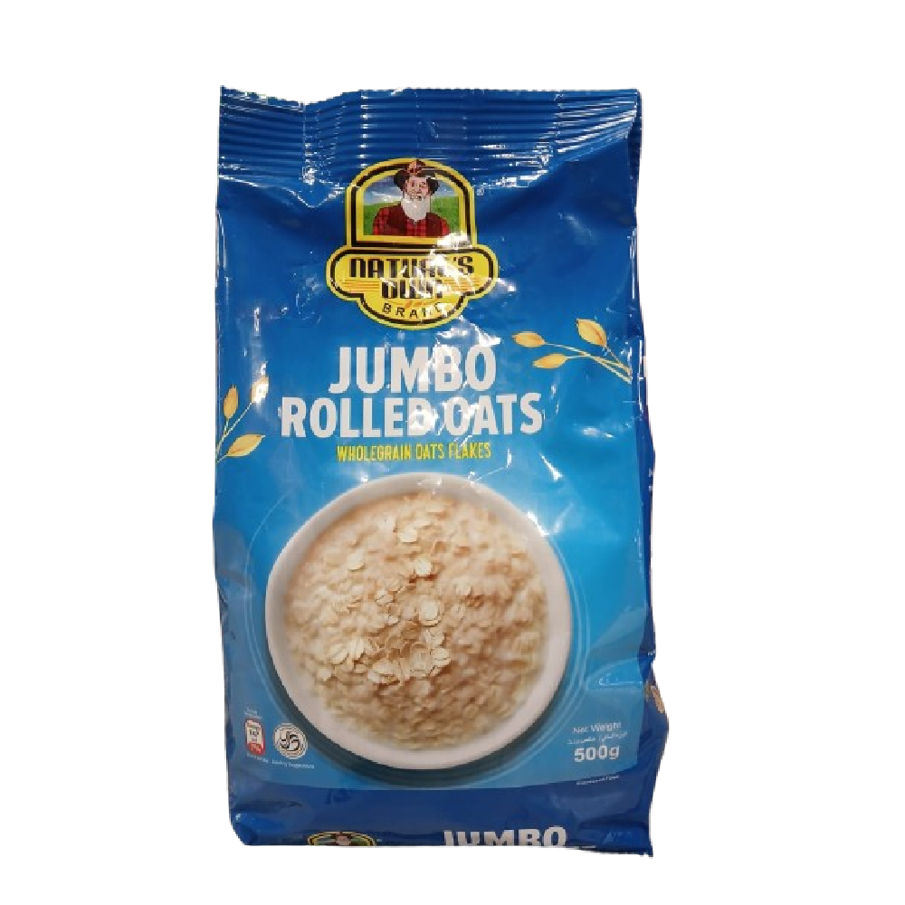 NATURE OWN ROLLED OATS WHOLE GRAIN 400 GM