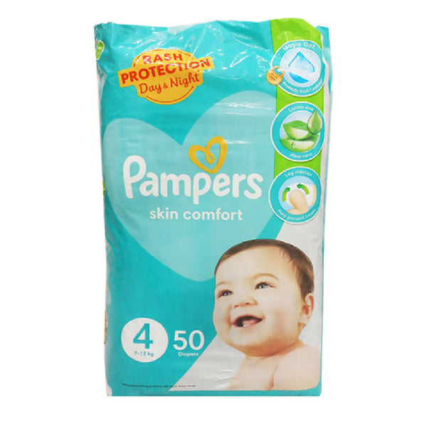 PAMPERS MEGA PACK MAXI 4 50PCS 7-12 KG