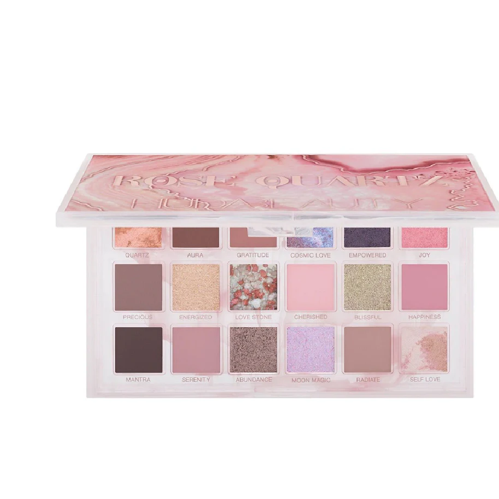 HUDA BEAUTY ROSE QUARTZ EYE SHADOW PALETTE