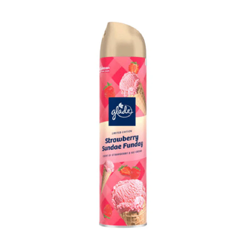 GLADE AIR FRESHNER STRAWBERRY SUNDAE FUNDAY AND ICE CREAM 30