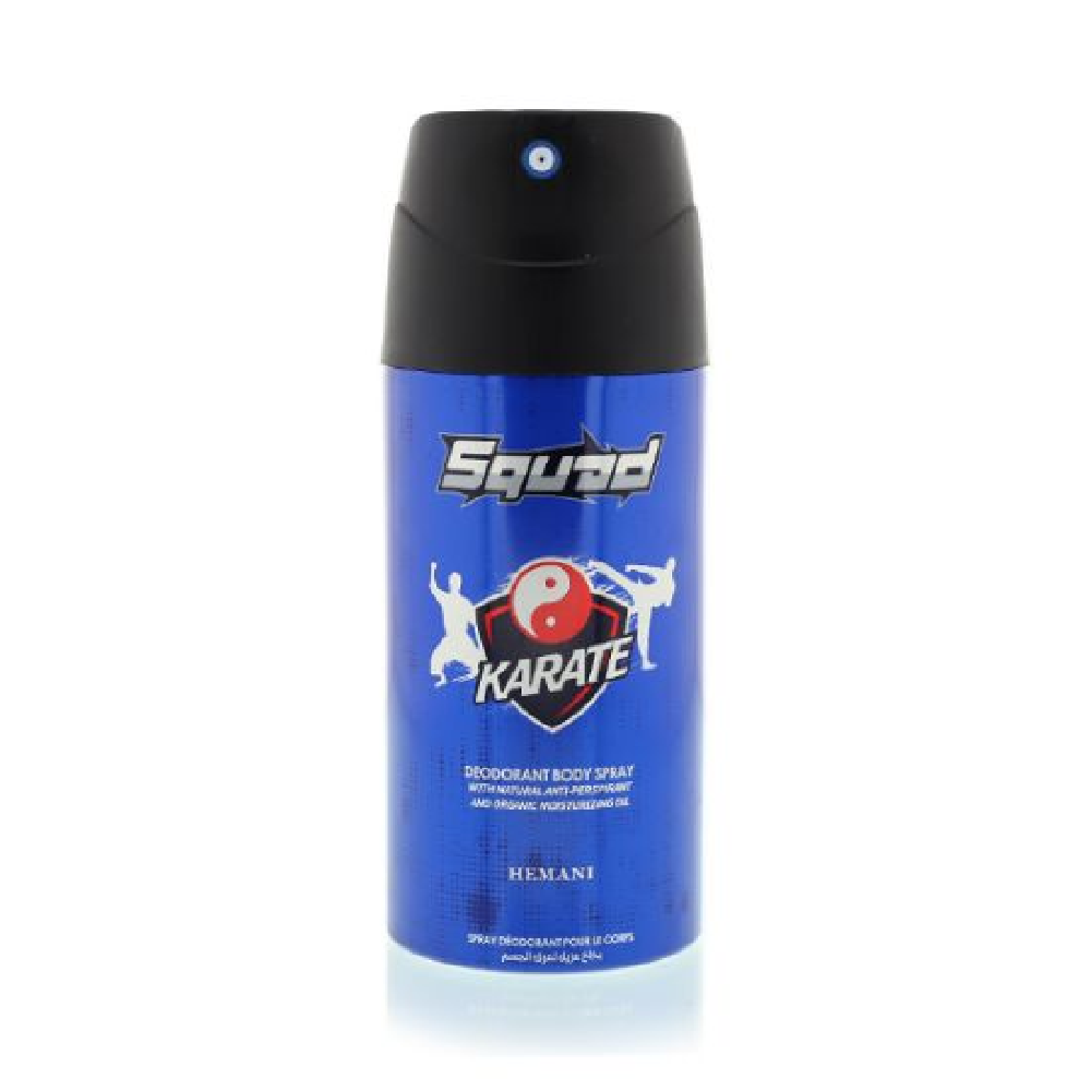 HEMANI SQUAD KARATE BODY SPRAY 150 ML